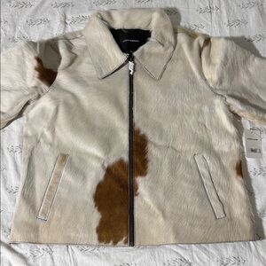 Cowhide Patterned Jacket